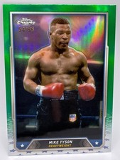 2024 Topps Chrome Boxing Mike Tyson green refractor /99