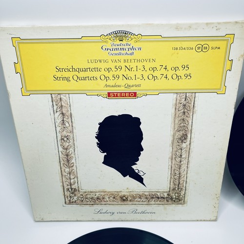 Ludwig van Beethoven Amadeus-Quartett Op.59 No.1-3 Op.74 LP Vinyl Box Set - Picture 2 of 12