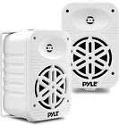 Pyle 500W Indoor Outdoor Waterproof Speakers 2-Way 5.25in 8Ohm Rectangular Pair