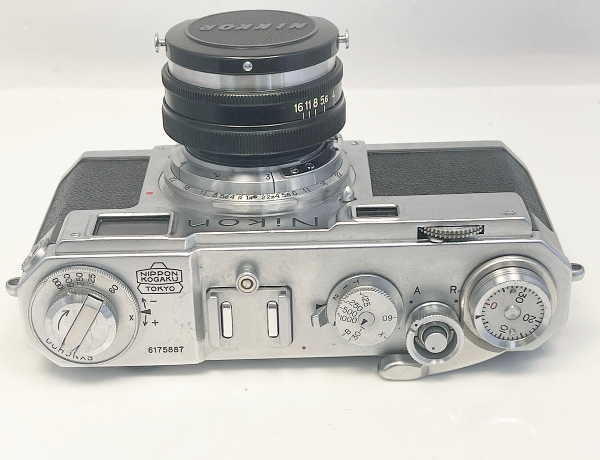 Vintage Nikon S2 Rangefinder Film Camera Nikkor H.C 5Cm 50mm Vintage Nikon S2 Rangefinder Film Camera Nikkor H.C 5Cm 50mm