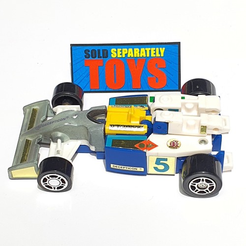 Transformers G2 DELUGE action figure 1993 Color Changers formula 1 race car - Picture 4 of 6