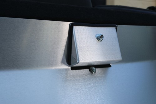LRB Speed Aluminum Rear Seat Delete - Fits: Nissan G35 Coupe - Picture 8 of 8
