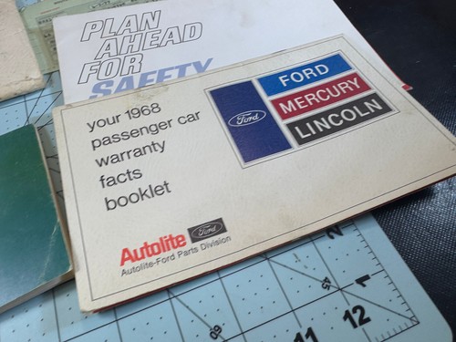 Ford 1968 manual del propietario Galaxy 500 Torino Ranchero LTD - Imagen 6 de 13