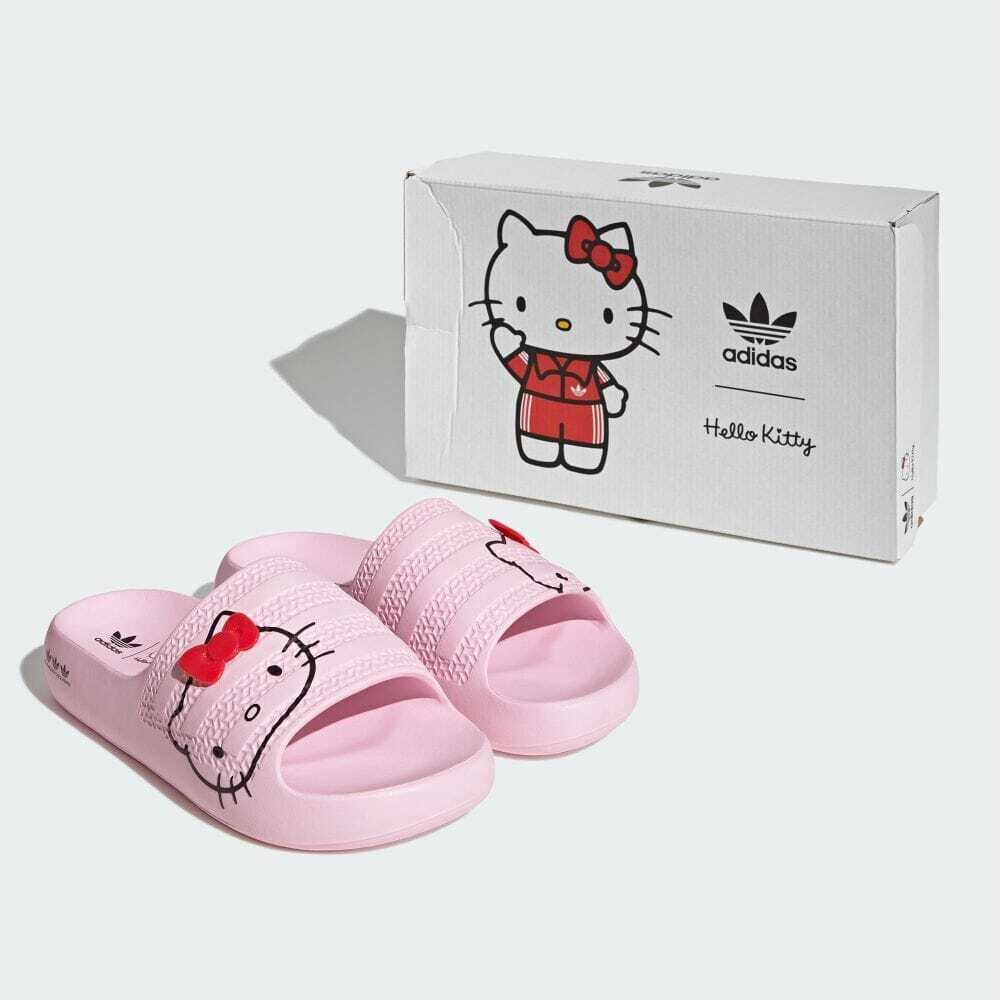adidas x Hello Kitty ☆ Adilette Ayoon Slide ‘Pink’ adidas Originals Adilette Ayoon Slides Hello Kitty Women's