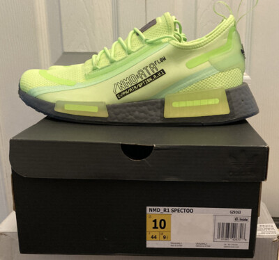 Adidas Originals NMD R1 NYC Spectoo Signal Green Men’s Sneakers SZ-10 