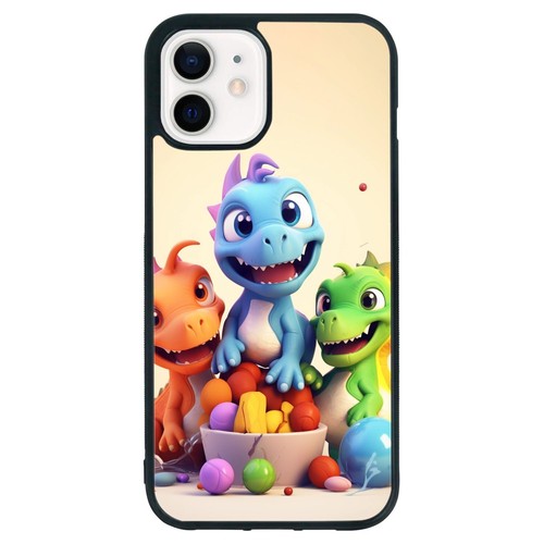 cartoon mom dinosaur For Samsung Galaxy Apple iPhone Case Friendly - Picture 3 of 25