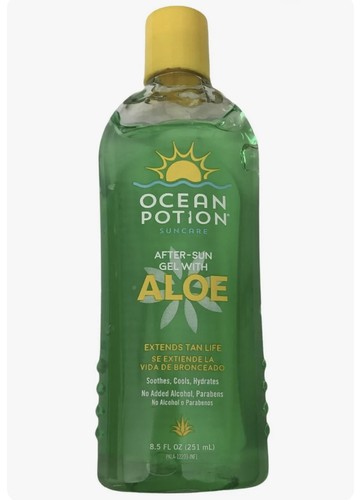 Ocean Potion Suncare After-Sun Gel with Aloe Extends Tan Life Discontinued 8.5oz - Picture 2 of 2