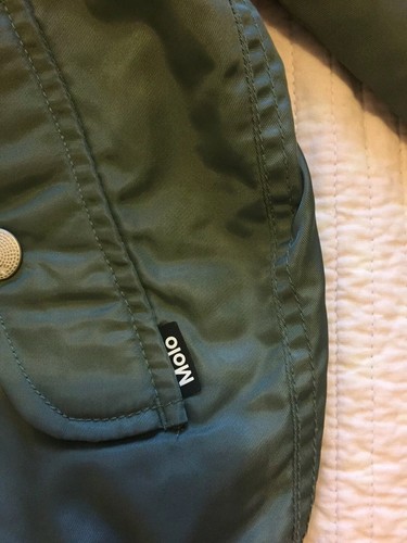 Molo Metal Green Hiker Chic pilot jacket in a bomber look with a zipper size 164 - Picture 7 of 12