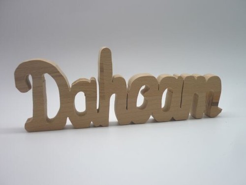 Schriftzug Dahoam / Daheim aus Buche oder Sperrholz Holzdeko Dekoration Holz Neu - Bild 8 von 18