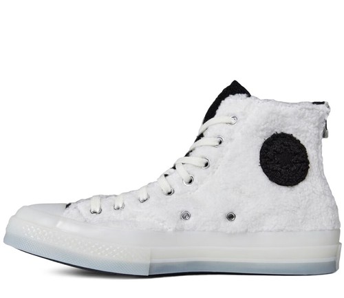 ZAPATILLAS DEPORTIVAS CONVERSE + CLOT CHUCK 70 HI "PANDA" ALTAS HOMBRE ZAPATOS A00321C - Imagen 2 de 5