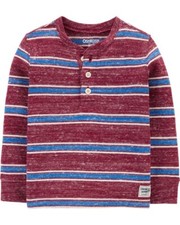 OshKosh - Baby Boy - 9 Mths - Striped Henley - New w/Tag