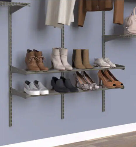 ClosetMaid Shelftrack 10 Paar 2 Ebenen erweiterbar Schuhregal Neu im Karton (2 Stück)
