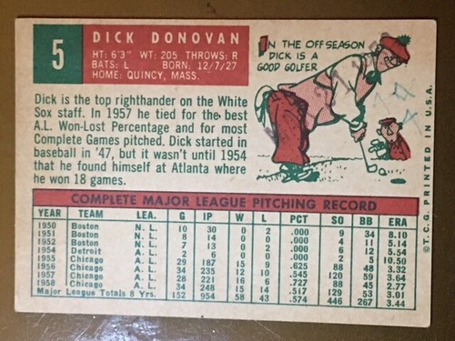 1959 Topps Baseball Singles - Nos 1-299 - Pick Your Card - Complete Your Set - - Bild 9 von 487