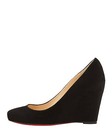 100% AUTHENTIC NEW WOMEN LOUBOUTIN MELISA SUEDE WEDGE BOOTS/BOOTY US 7.5 — photo 2