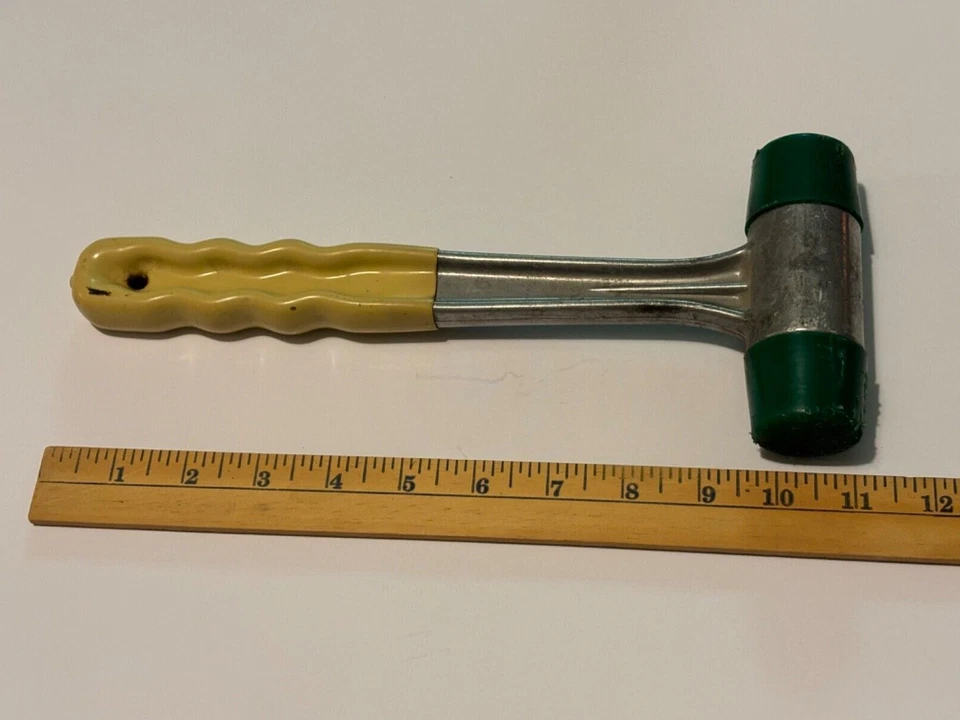 Mazo facial de plástico Safe-T-Grip No.15 mango de aluminio EE. UU. Foto 3 de 4