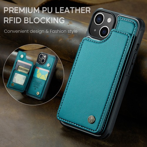 For Apple iPhone 16 15 14 13 11 Pro 7 8 Leather Case Skin Flip Stand Phone Cover - Picture 28 of 68