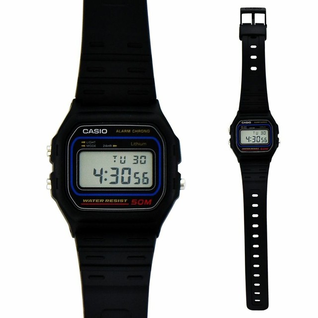casio men's digital lcd watch