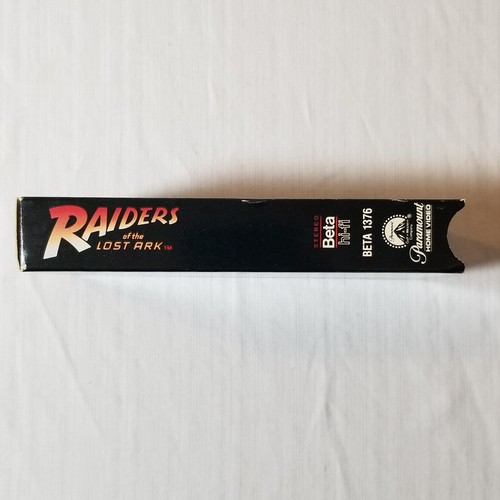 Raiders Of The Lost Ark Beta Betamax Video Tape Indiana Jones NOT VHS DVD BluRay - Picture 5 of 13