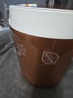 Stunning Vintage West Bend Thermo Serv Ice Bucket Leaf Seasons Copper — photo 4