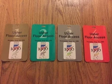 1996 Republican National Convention Usher Floor Credential Set Senator Bob Dole