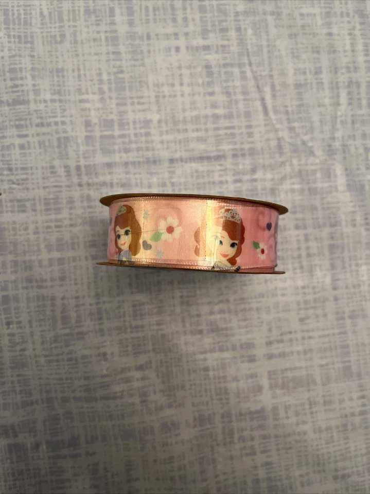 DISNEY ARTS & CRAFTS 7/8" X 9 FT SOFIA THE FIRST DECORATIVE RIBBON - Image 4 of 4