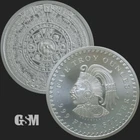 Golden State Mint (GSM) Aztec Mayan Calendar 5 oz Silver Round