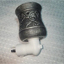 SCENTSY EUC SILVERINE NIGHT LIGHT FRAGRANCE WARMER DIFFUSER