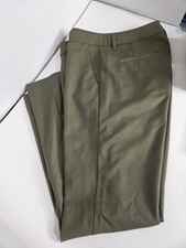Wildfang Pants Womens 2 OIive Green Tapered High Rise Chino 2 Pocket Trouser Pre
