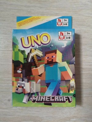 UNO playing cards game MINECRAFT - FAMILLY CARD BOARD GAME ...