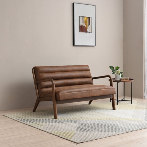 Inca Brown 2 Seater Sofa Chair - Picture 5 of 5