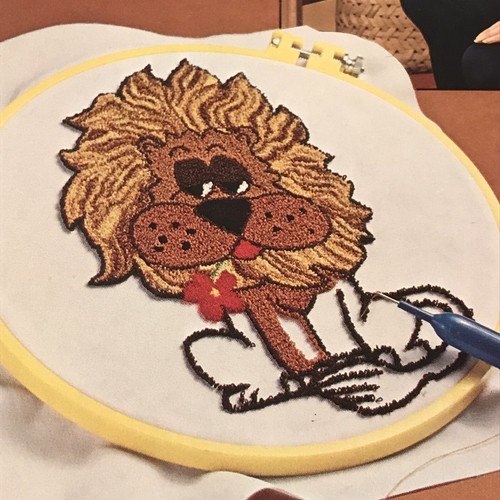 Rush N Punch Transfer Bk Patterns Loop Embroidery Easy Punch Taught Myself Boye - Picture 3 of 12