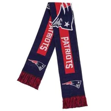 New England Patriots "BIG LOGO" Winter Scarf Forever Collectibles™ Licensed NFL