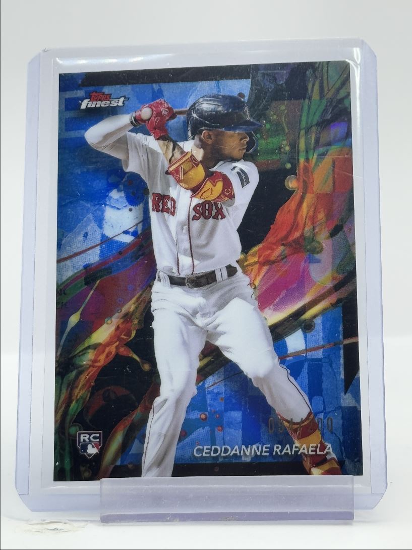 CEDDANNE RAFAELA 2024 TOPPS FINEST ROOKIE BLUE REFRACTOR #18 RC /200 Q3602