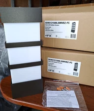 AFX SEW5121500L30MV 12" LED Outdoor Wall Sconce, State Lighting, Bronze, 19W