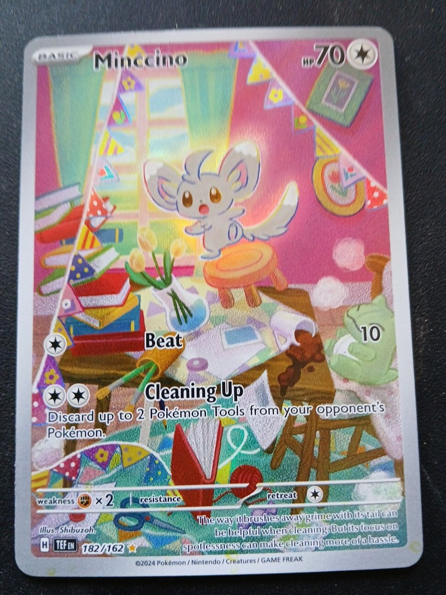 Minccino 182/162 Illustration Rare | Temporal Forces
