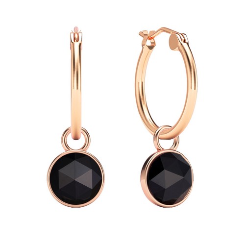 Maria Black Senorita 50 Hoops Rose Gold | eBay