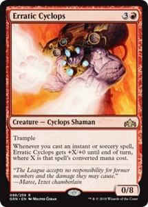 Erratic Cyclops - Foil x1 - Guilds of Ravnica - NM-Mint, English - Guilds of Rav