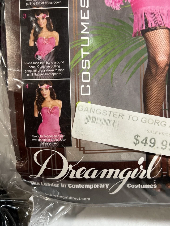 Disfraz grande Dreamgirl de gángster a precioso Foto 3 de 4