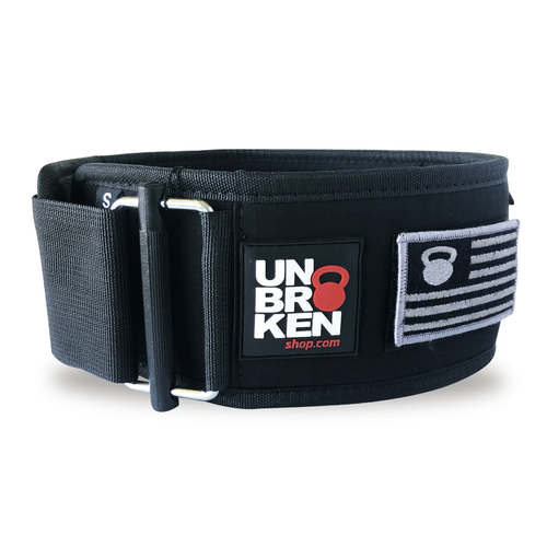 Weightlifting NYLON BELT Lower Back Support - Crossfit Intense Pro Unbrokenshop - Picture 11 of 14