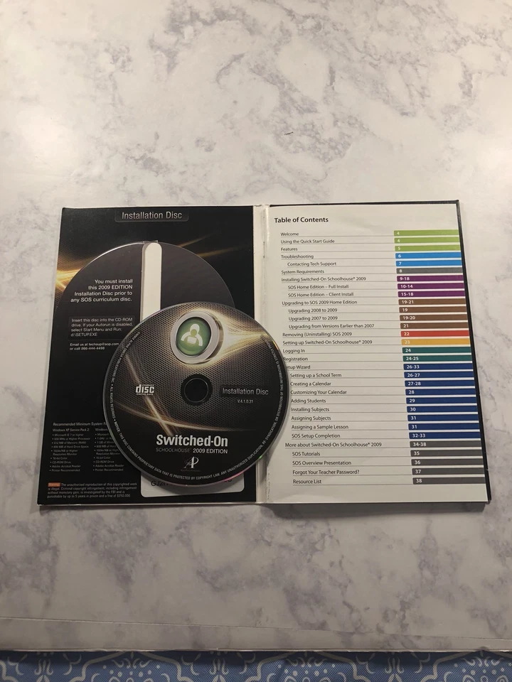 Switched-On-Schoolhouse-2009 Edition-INSTALLATION-DISC - Image 2 of 2