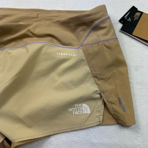 The North Face Women's FlashDry Shorts Brown Size L Activewear Summer Khaki NWT - Picture 12 of 19