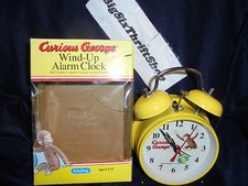 Curious George Wind Up Alarm Clock Schylling
