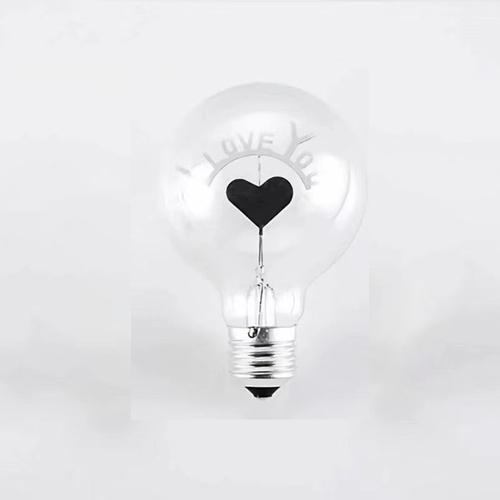 Rose Flame Light Bulb Sunflower Heart Arts Light Bulb Atmosphere Love Night Lamp - Picture 12 of 12