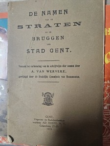 Ghent Bruges Belgium Street Directory 1919