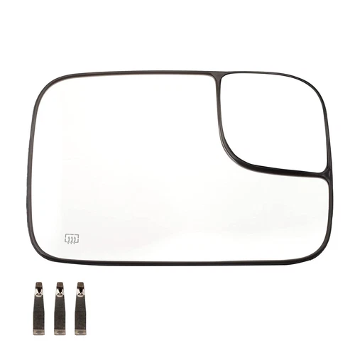 Power Heated Towing Mirror Glass For Dodge Ram 1500 2500 3500 Passenger RH Side