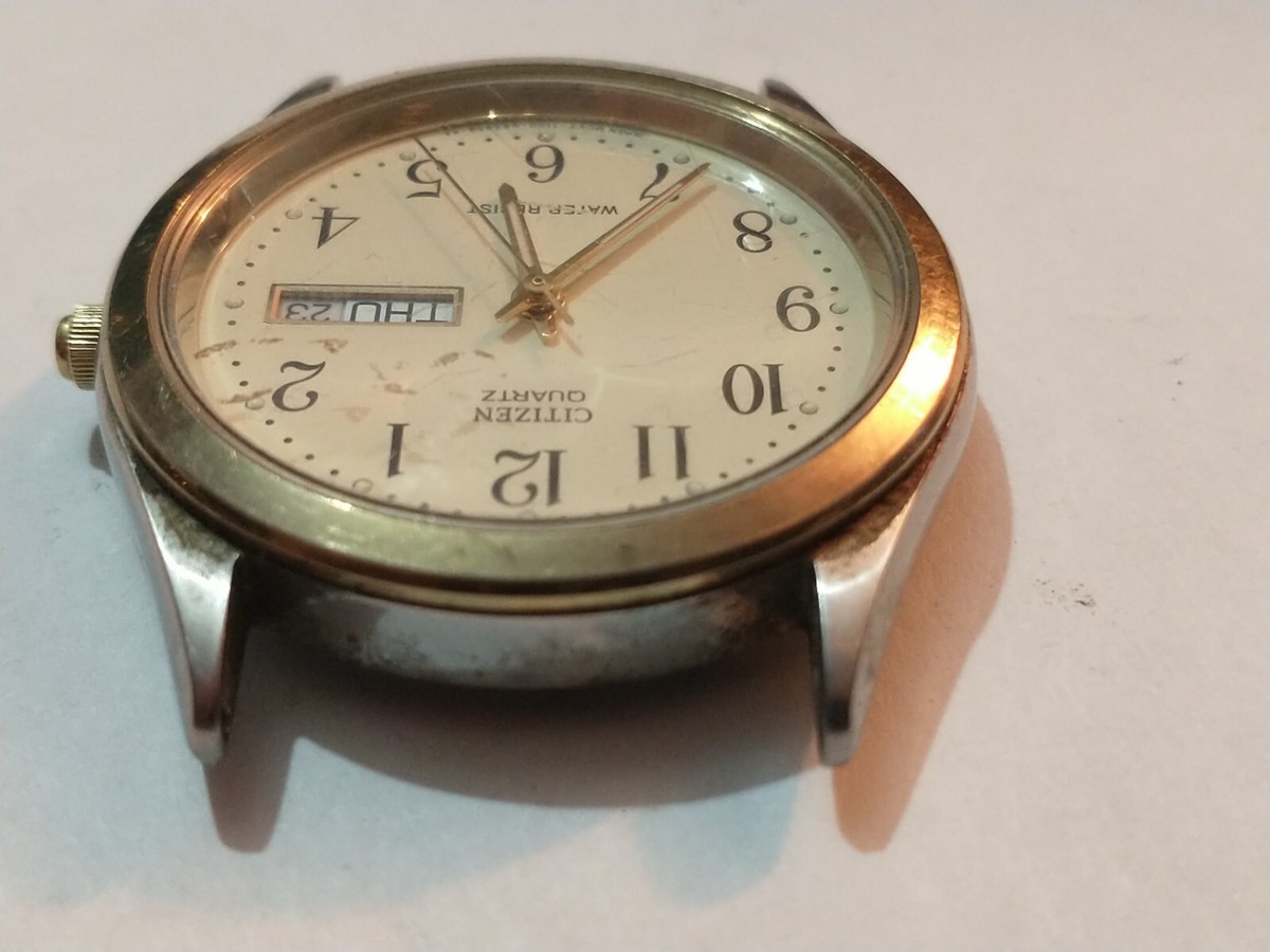 CITIZEN　昭和レトロ　アンティークQUARTZ【動作確認済】匿名即日配送 昭和レトロ シチズン CITIZEN QUARTZ CRYSTRON HOUR STRIKE