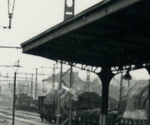 France Semur en Auxois Train station Old Amateur Photo snapshot 1951 - Picture 2 of 3