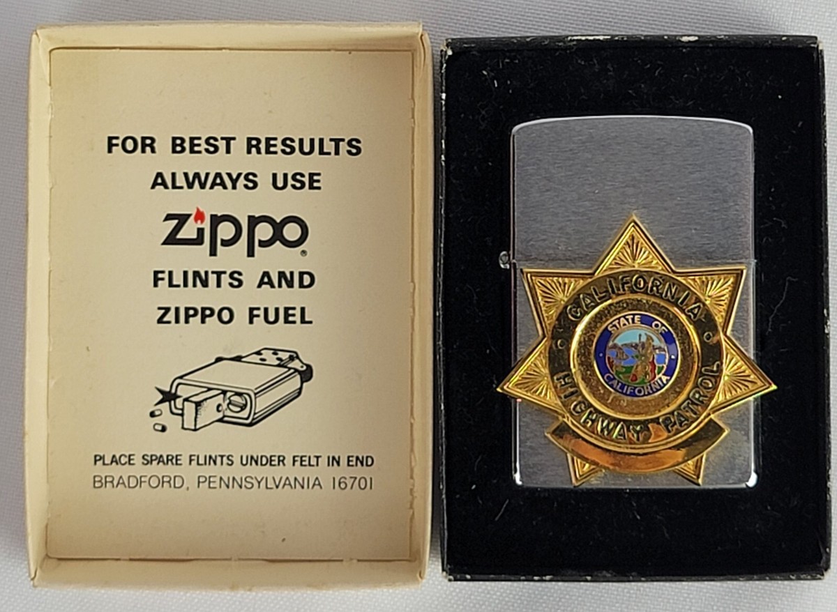 Zippo 金　1992年製　カルフォルニアハイウェイパトロール Zippo 金 1992年製 カルフォルニアハイウェイパトロール
