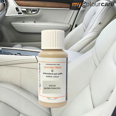 Flasche Retusche Farbe VOLVO XC70 90 elfenbein Leder ARIANNE BLOND innen 60 ml