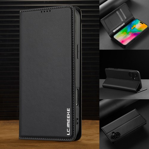 For iPhone 16 Plus 15 Pro 14 13 12 11 Flip Leather Wallet Magnetic Phone Case - 第 15/45 張圖片